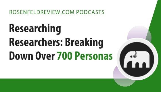Researching the Researchers: From 721 responses to 5 personas to a new conference