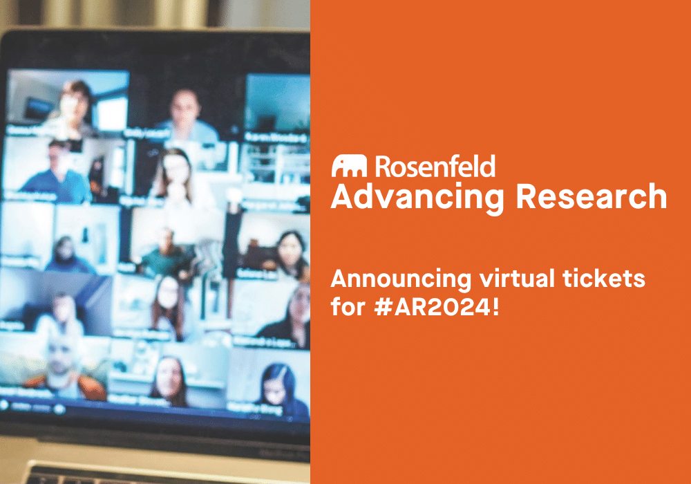 Announcing virtual tickets for Advancing Research 2024 Advancing