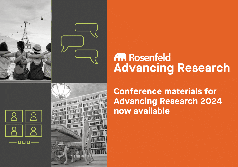 Advancing Research 2024 conference materials are now available