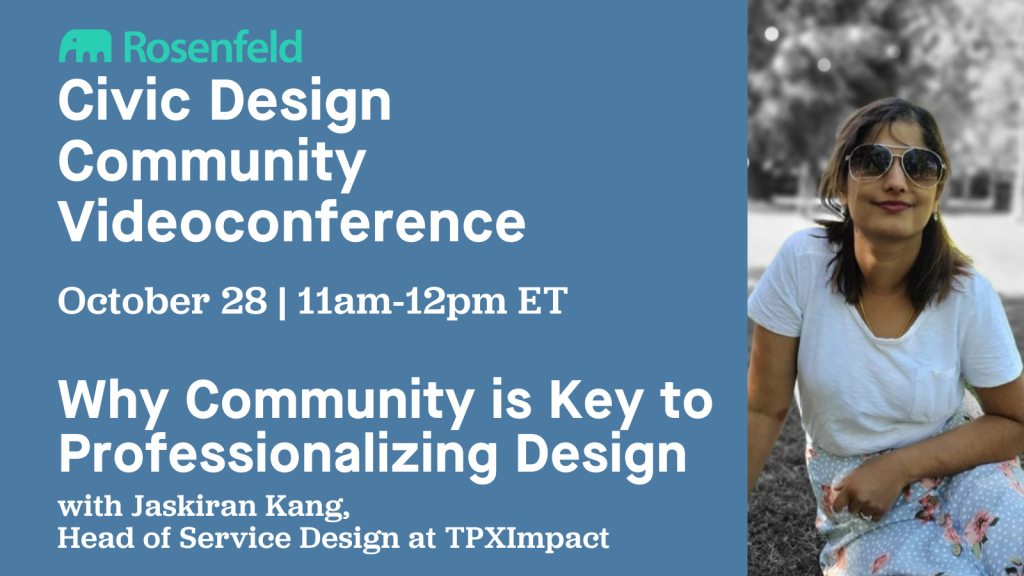 Videoconference: Why Community is Key to Professionalizing Design