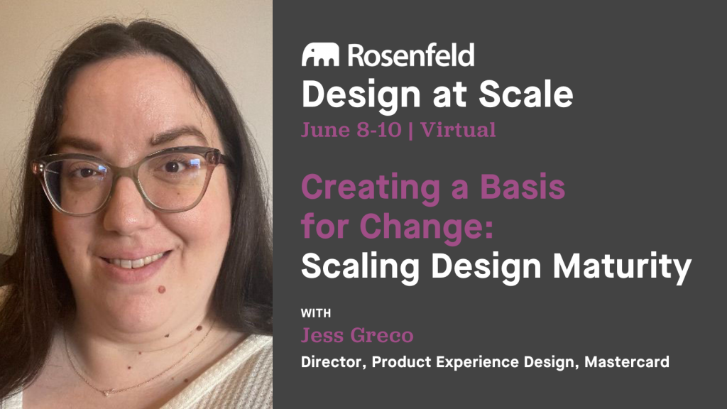 Creating a Basis for Change: Scaling Design Maturity