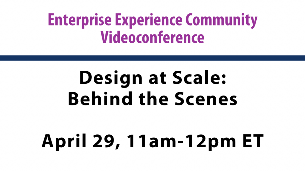 Videoconference — Design at Scale: Behind the Scenes