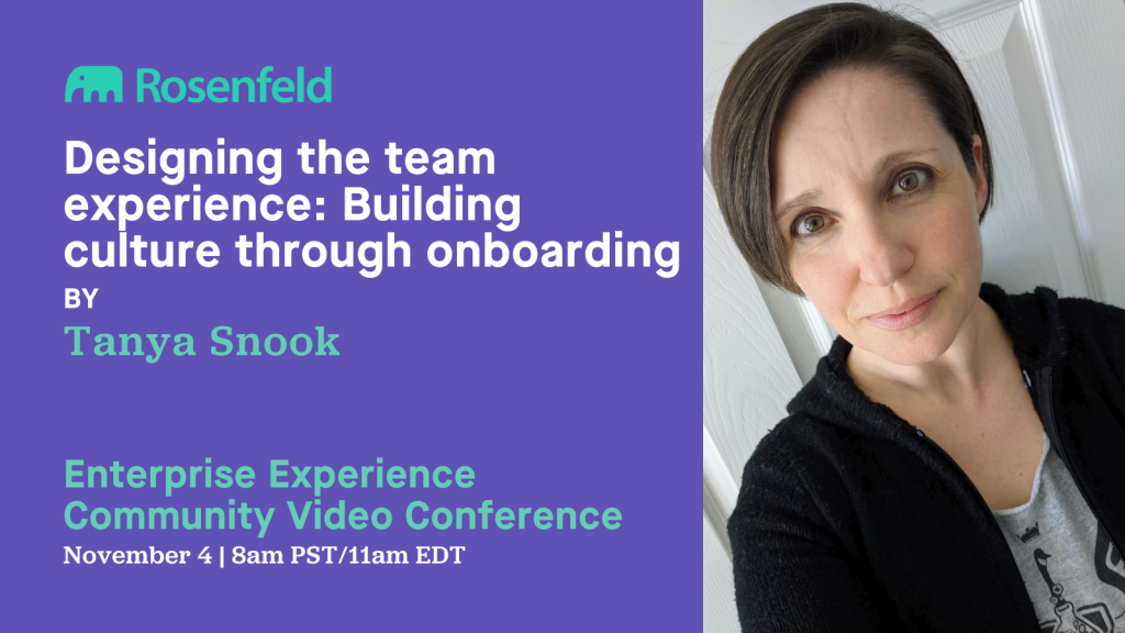 Videoconference: Designing the team experience: Building culture through onboarding