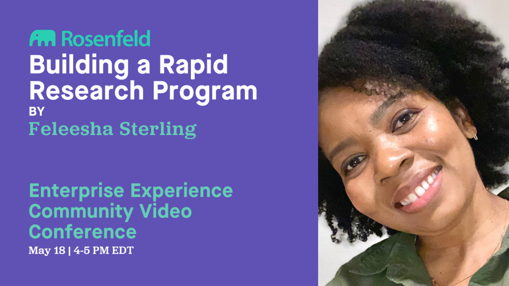 Videoconference: Building a Rapid Research Program