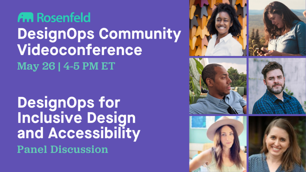 Videoconference: DesignOps for Inclusive Design and Accessibility