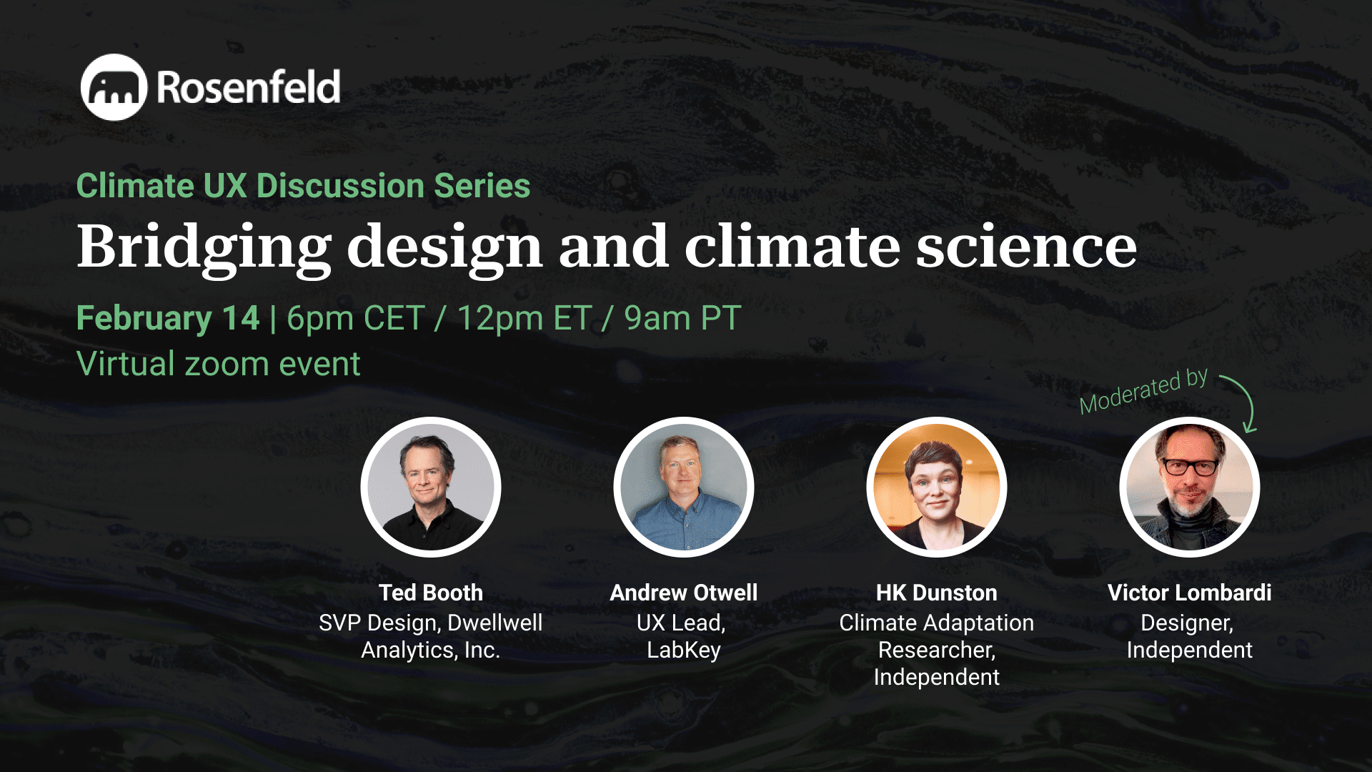 Bridging Design and Climate Science (Videoconference) Rosenfeld Media